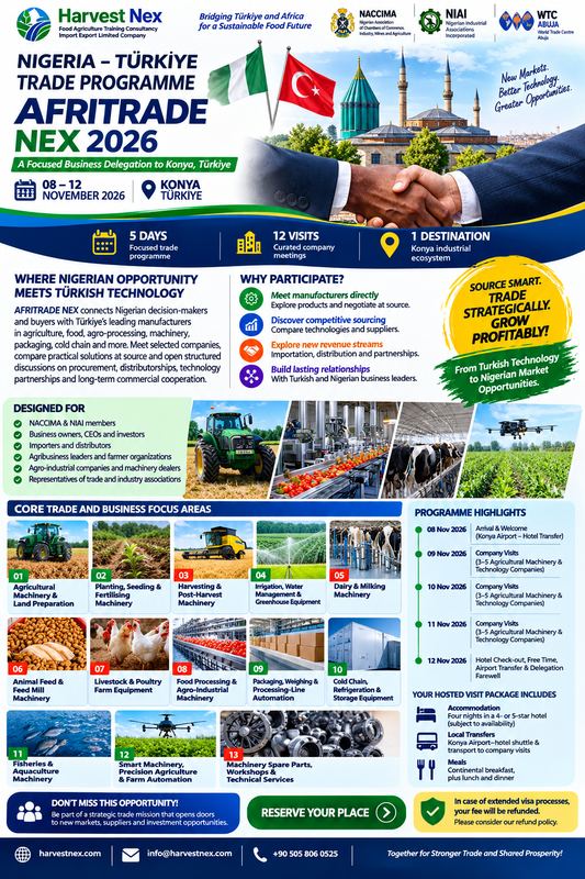 AfriTrade Nex 2026 programme flyer