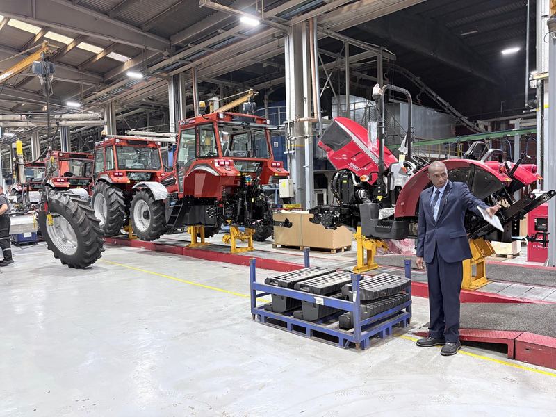 Tractor production line