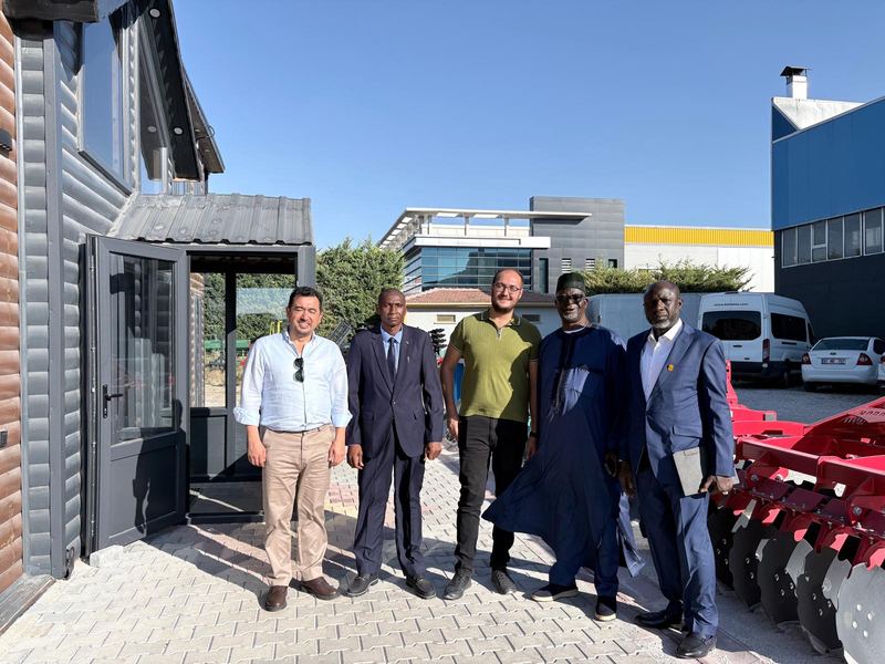 The delegation at an implement manufacturer