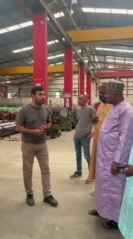 Permanent Secretary Al Mustapha Alkali receives a briefing from the CEO of Kuyucu Sera