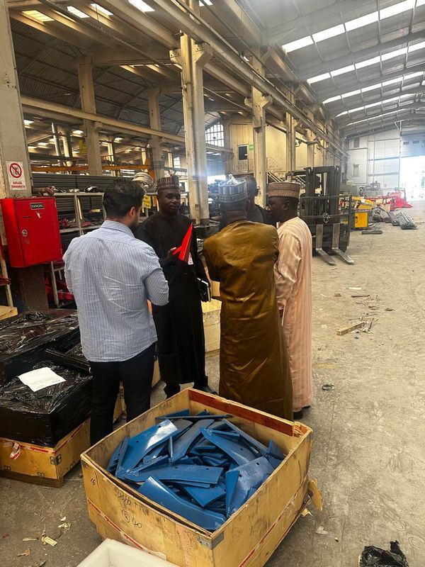 Informative meeting on the production line