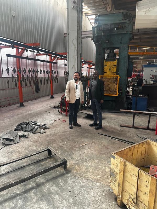 Heavy press section of the manufacturing facility